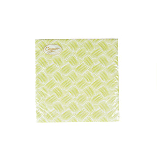 Basketry Moss Green-Paper Linen Napkin Airlaid Dinner-12 In