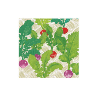 Radish Patch Cocktail Napkins - 20 Per Package