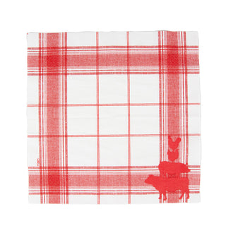 Red Barn Napkin Luncheon