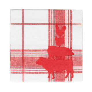 Red Barn Napkin Luncheon