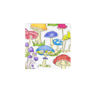 Woodland Mushrooms  Napkin Box Cocktail - 40 per box