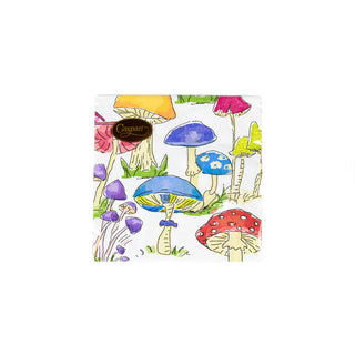 Woodland Mushrooms Napkin Cocktail