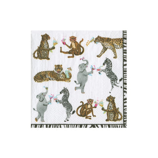 Cocktails Gone Wild Boxed Cocktail Napkins - 40 Per Box