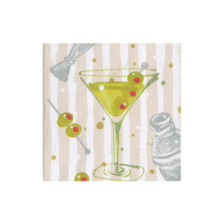 Speakeasy Boxed Cocktail Napkins - 40 Per Box