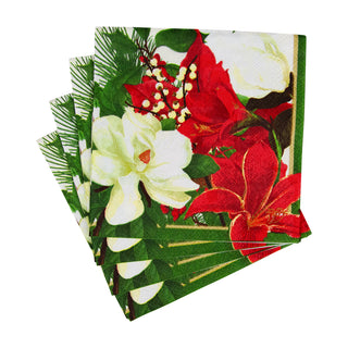 Christmas Garden Napkin Cocktail