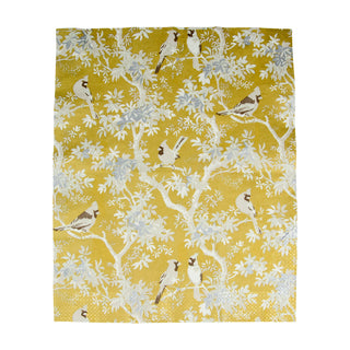 Scenic Songbirds Gold/Ivory Guest Towel
