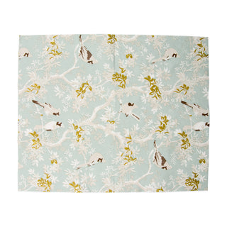 Scenic Songbirds Celadon Guest Towel