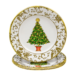 Gilded Tree Salad/Dessert Plates