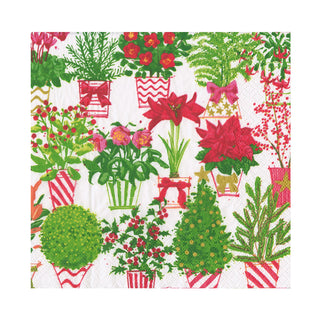 Christmas Flower Market Napkin Luncheon