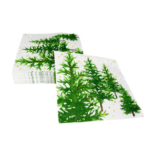 White Christmas Napkin Luncheon