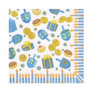 Dreidel; Dreidel; Dreidel Napkin Luncheon