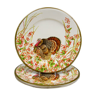 Turkey And Berries Dinner Plates