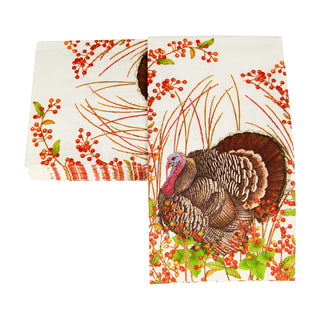 Turkey And Berries Guest Towel
