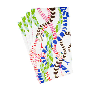 Serpentine White Guest Towel