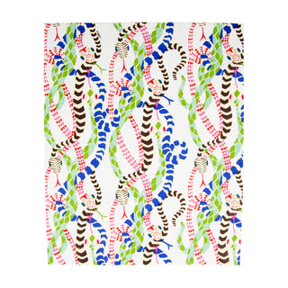 Serpentine White Guest Towel