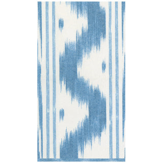 Toile De Nantes Blue-Paper Linen Guest Towels Airlaid - 12 In