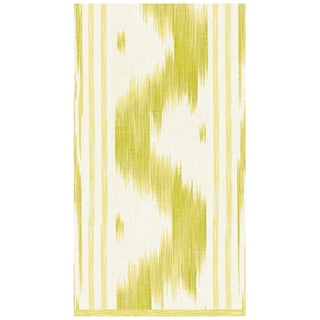 Toile De Nantes Yellow-Paper Linen Guest Towels Airlaid - 12 In