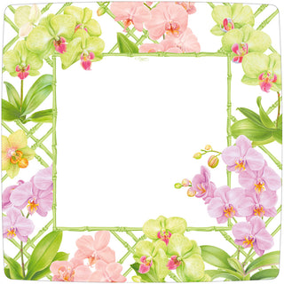 Orchid Conservatory  Sq Dinner Plates Square