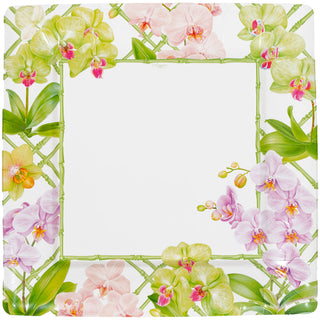 Orchid Conservatory  Sq Dinner Plates Square