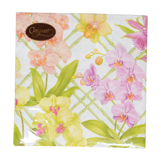 Orchid Conservatory Dinner Napkins - 20 Per Package