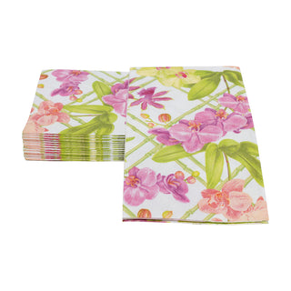 Orchid Conservatory Guest Towel Napkins - 15 Per Package