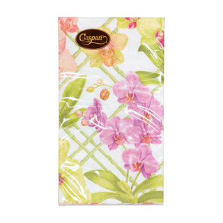 Orchid Conservatory Guest Towel Napkins - 15 Per Package