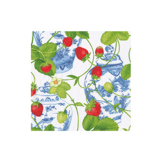 Strawberries And Cream Napkin Cocktail