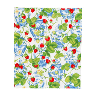 Strawberries And Cream Guest Towel Napkins - 15 Per Package