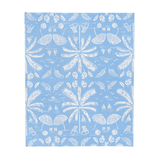 Palms And Parasols Ocean Guest Towel