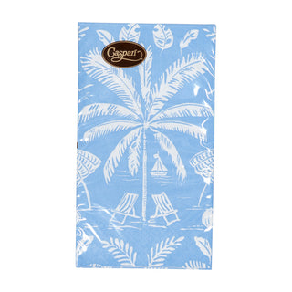 Palms And Parasols Ocean Guest Towel Napkins - 15 Per Package