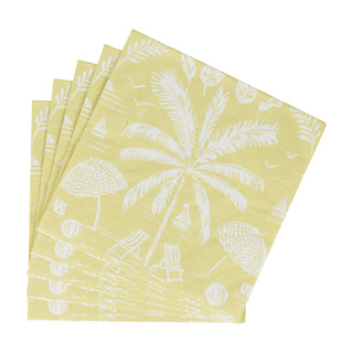 Palms And Parasols Key Lime Napkin Luncheon