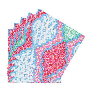 Provencale Cotton Pink Multi Napkin Cocktail