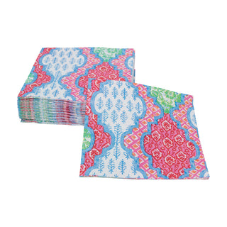 Provencale Cotton Pink Multi Napkin Cocktail