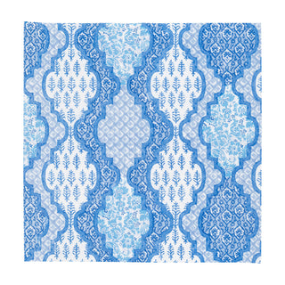 Provencale Cotton Blue Cocktail Napkins - 20 Per Package