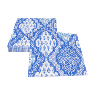 Provencale Cotton Blue Luncheon Napkins - 20 Per Package