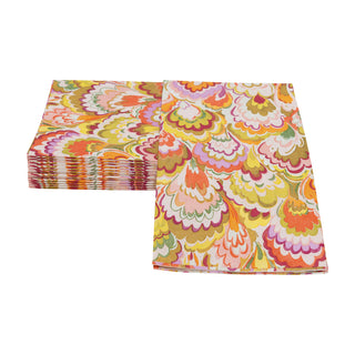 Marbled Ceramica Rspbrry/Chartreuse Guest Towel