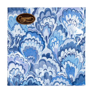 Marbled Ceramica Indigo Cocktail Napkins - 20 Per Package