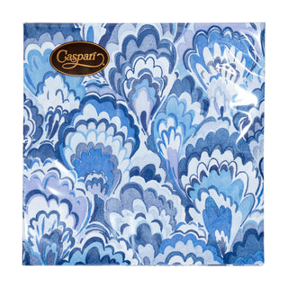 Marbled Ceramica Indigo Napkin Cocktail