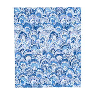 Marbled Ceramica Indigo Guest Towel Napkins - 15 Per Package