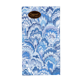 Marbled Ceramica Indigo Guest Towel Napkins - 15 Per Package