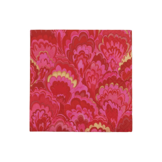 Marbled Ceramica Red & Fuchsia Cocktail Napkin - package of 20