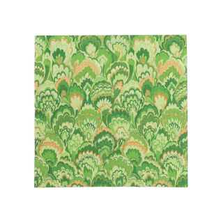 Marbled Ceramica Green Cocktail Napkins - includes 12 Cocktail Napkins
