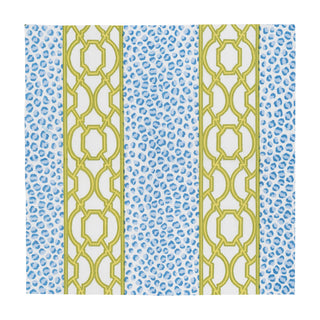 Knots And Spots Blue/Green Napkin Cocktail