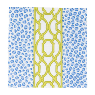 Knots And Spots Blue/Green Napkin Luncheon