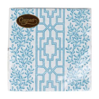 Coral And Trellis Robin's Egg Luncheon Napkins - 20 Per Package