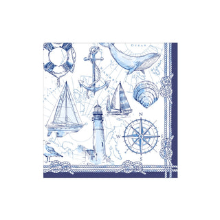 To The Lighthouse Napkin Cocktail