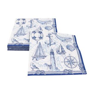 To The Lighthouse Luncheon Napkins - 20 Per Package