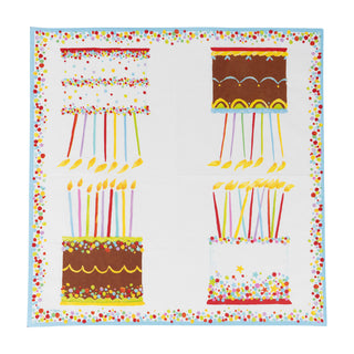 Birthday Cake Luncheon Napkins - 20 Per Package