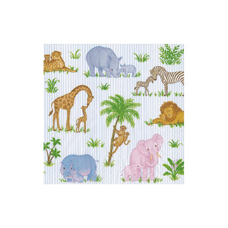 Safari Baby Napkin Cocktail