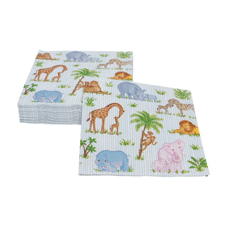 Safari Baby Napkin Cocktail